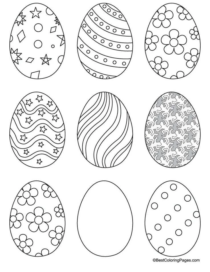 Easter Coloring Pages 134