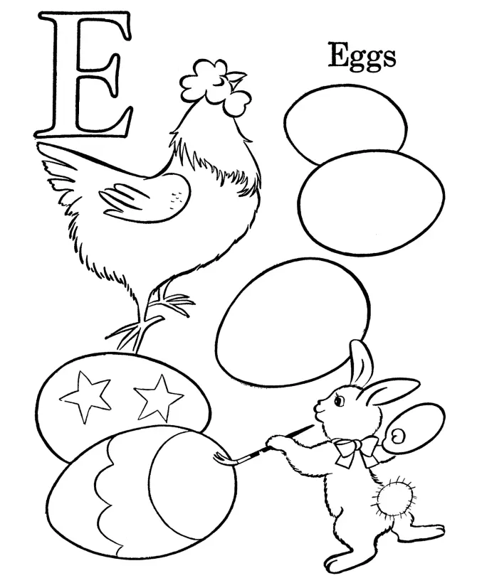 Easter Coloring Pages 141
