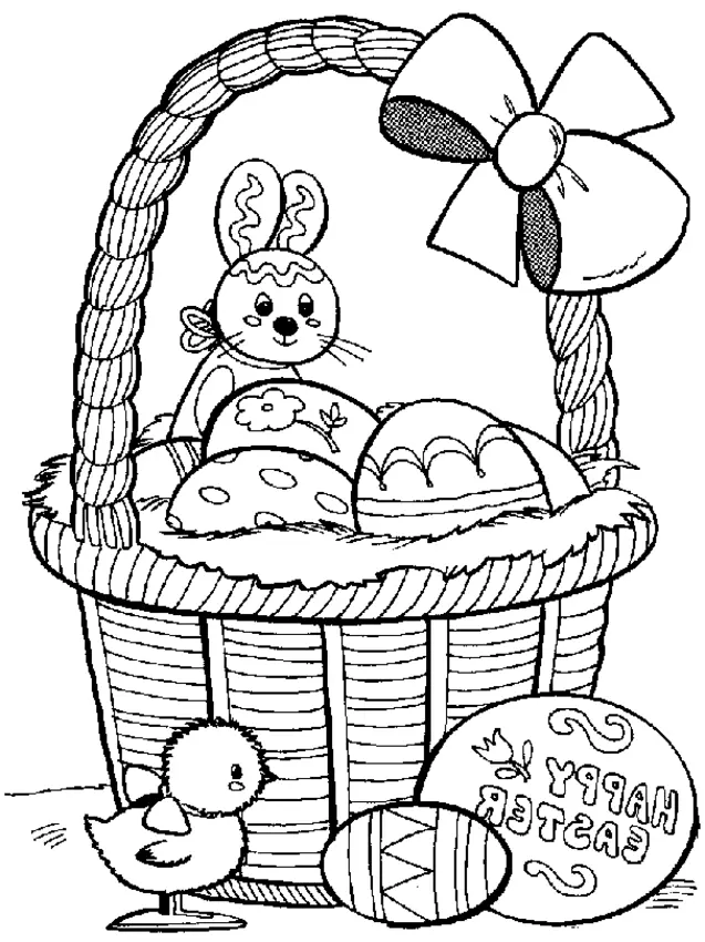 Easter Coloring Pages 154