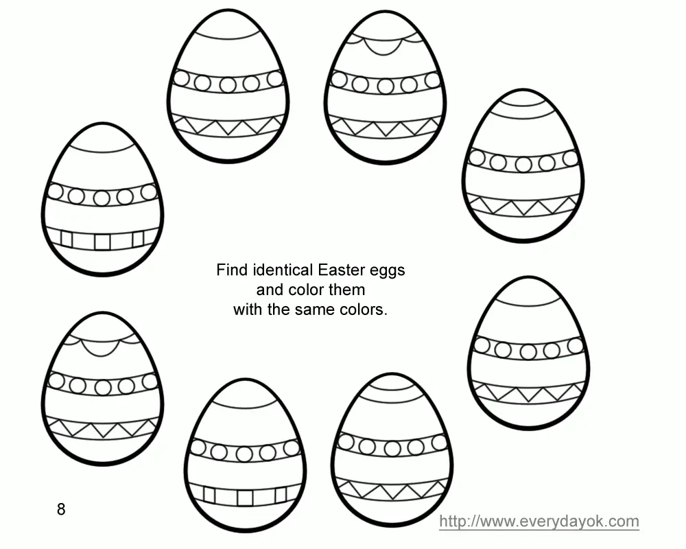 Easter Coloring Pages 194