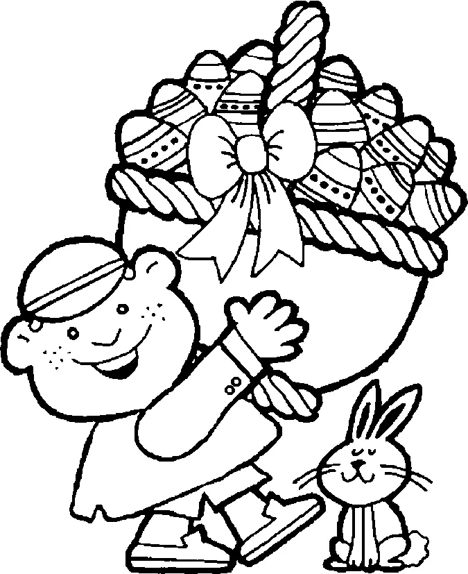 Easter Coloring Pages 221