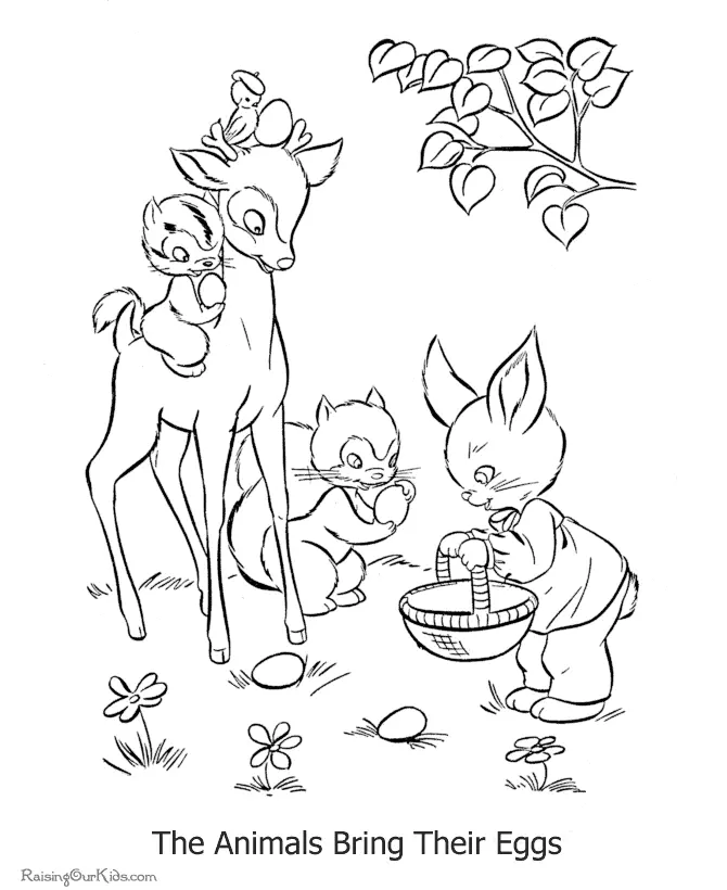 Pascoa para colorir 267