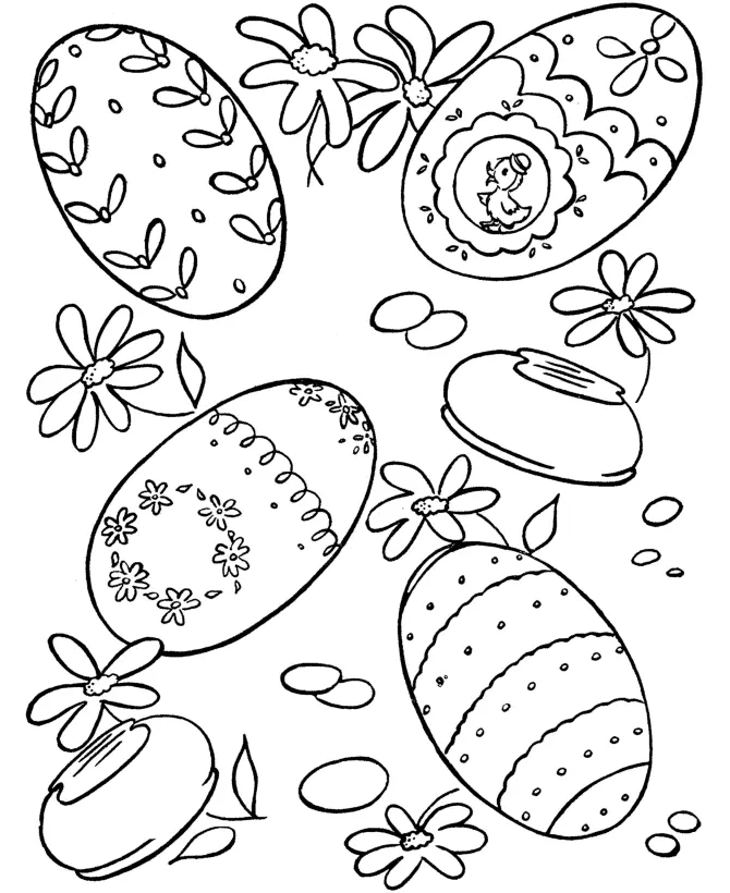 Easter Coloring Pages 318