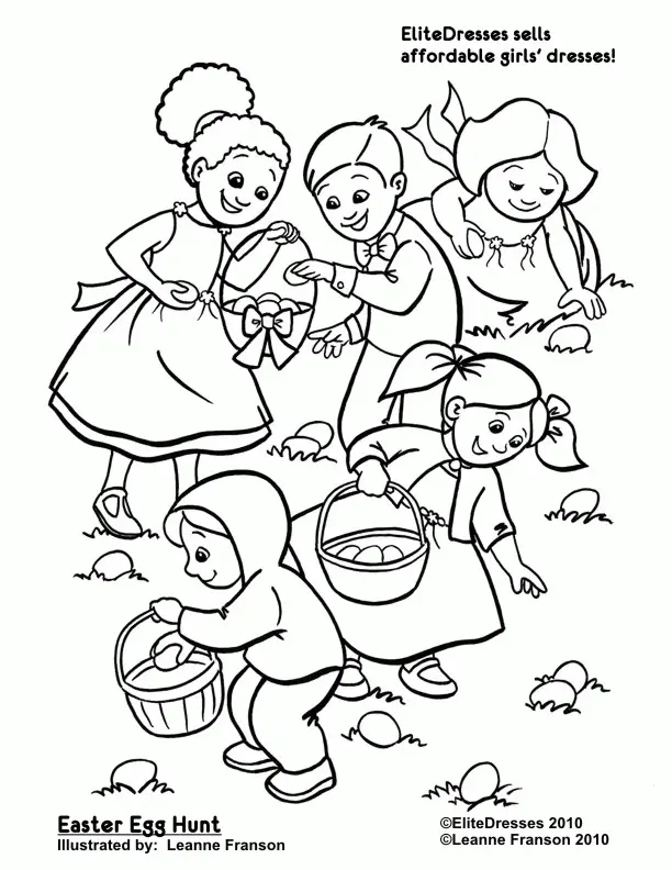 Easter Coloring Pages 61