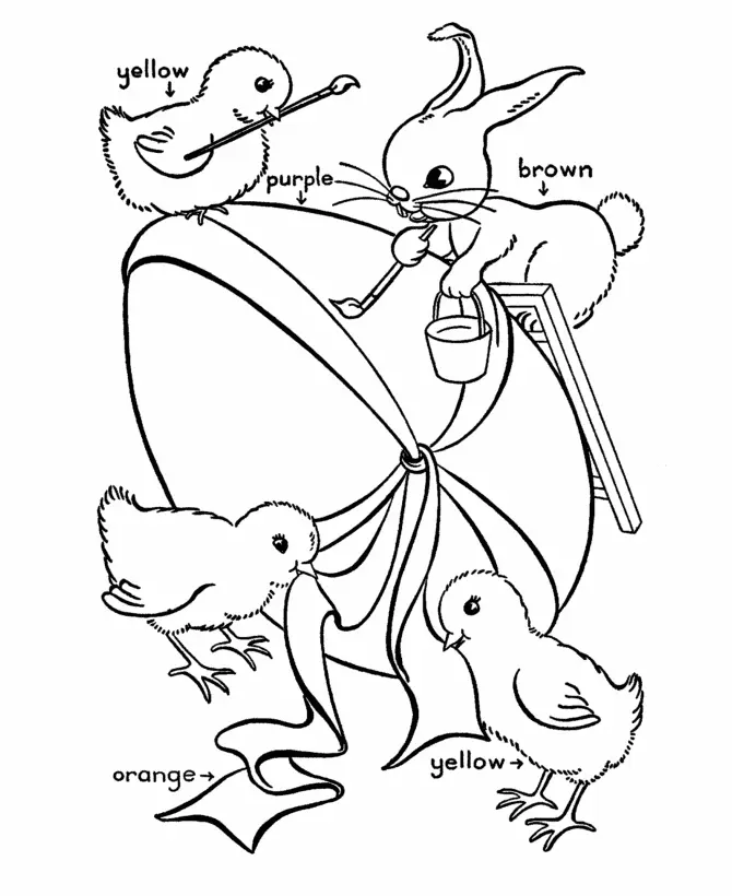 Easter Coloring Pages 97