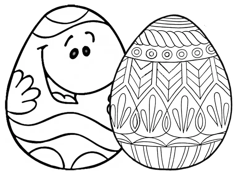 Desenhos de Ovos de Pascoa Para Colorir 104