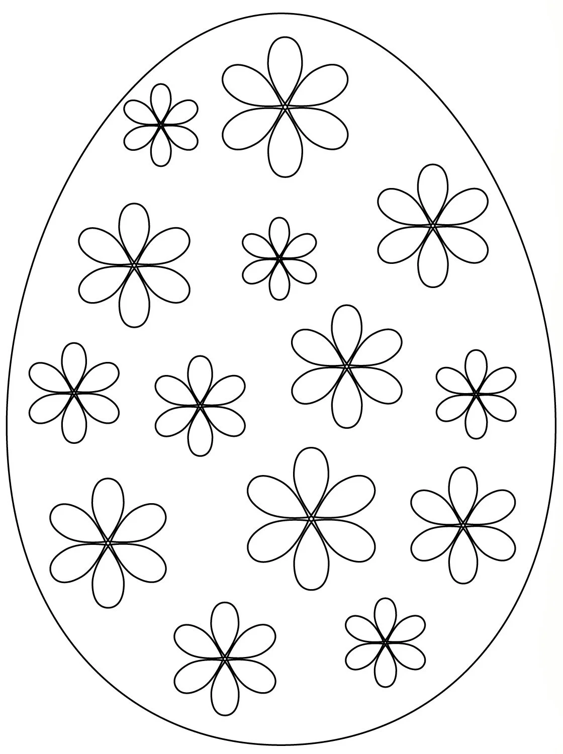 Easter Eggs Coloring Pages 56