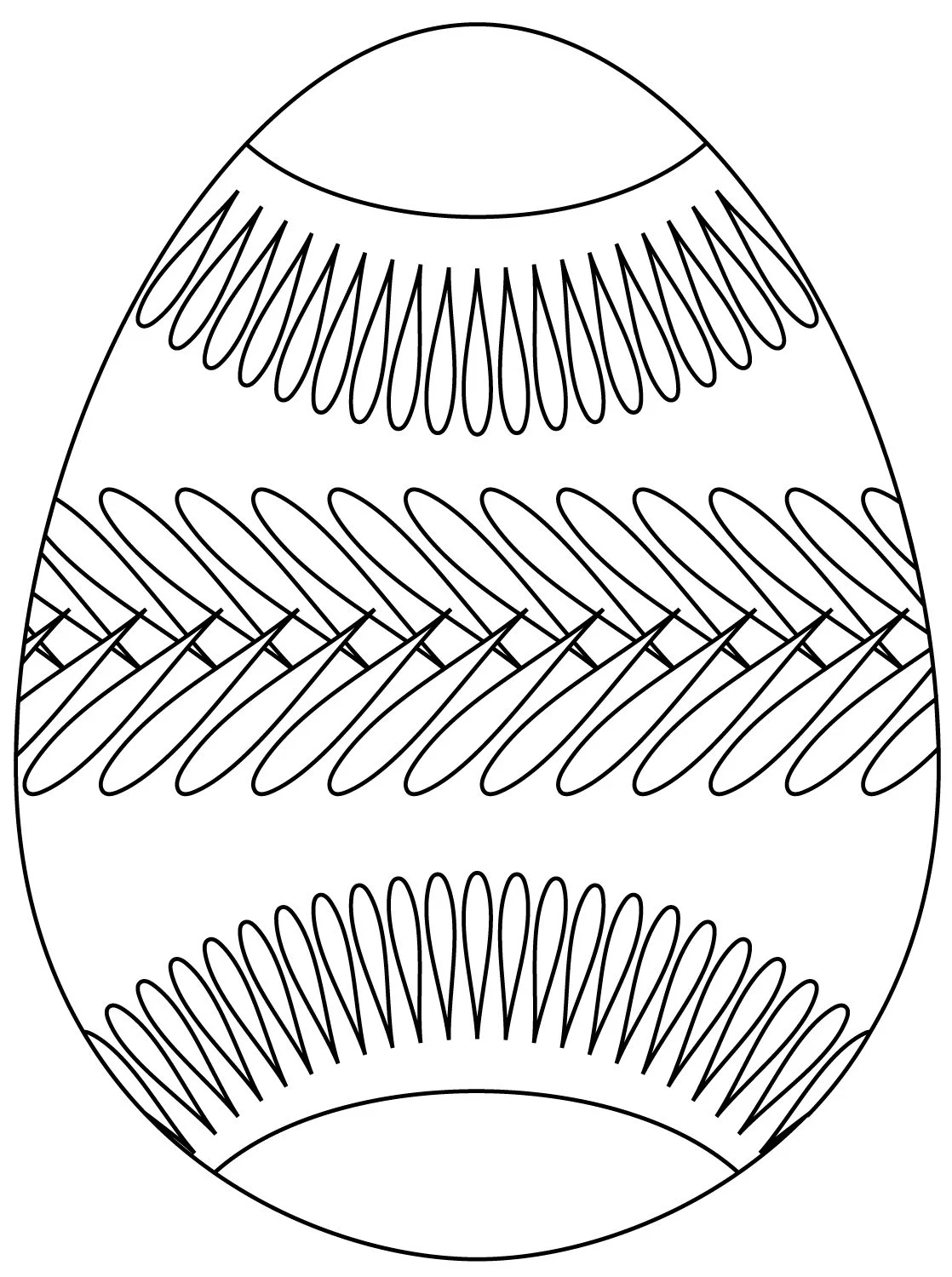 Huevos Pascua Para Colorear 93