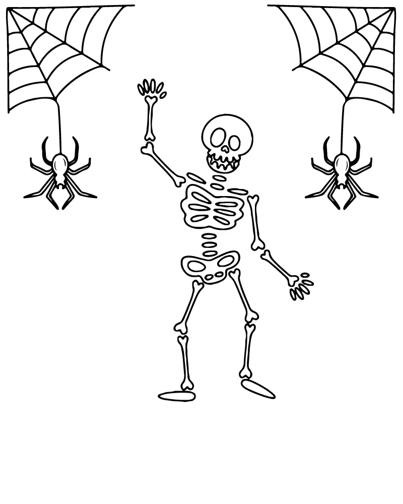 Easy Cute Halloween Coloring pages 28