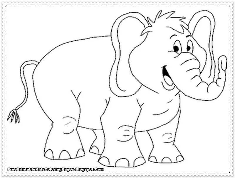 Desenhos de Elephant Para Colorir 20