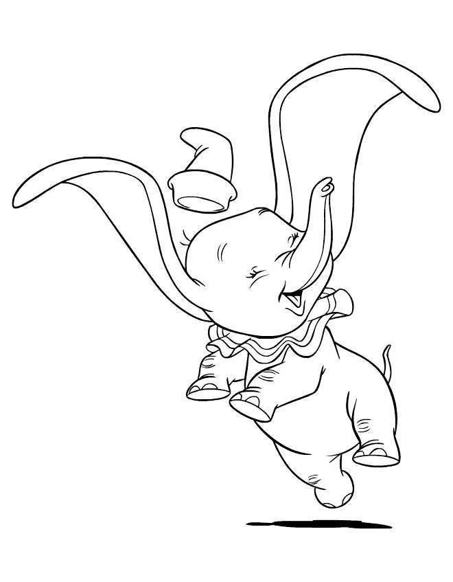 Desenhos de Elephant Para Colorir 44