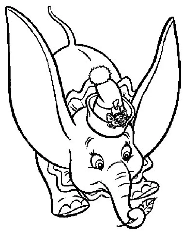 Elephant Coloring Pages 47