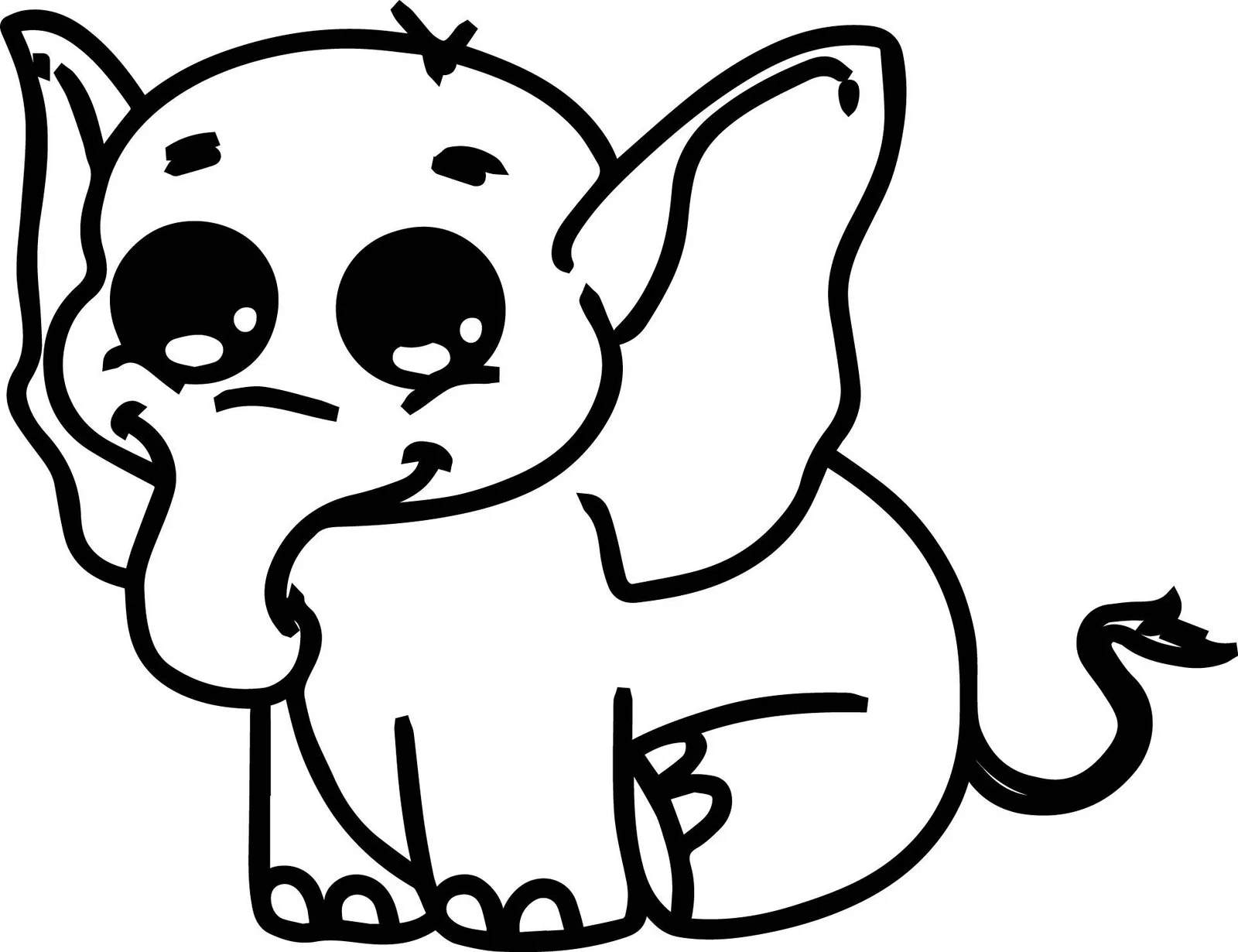 Elephant Coloring Pages 56