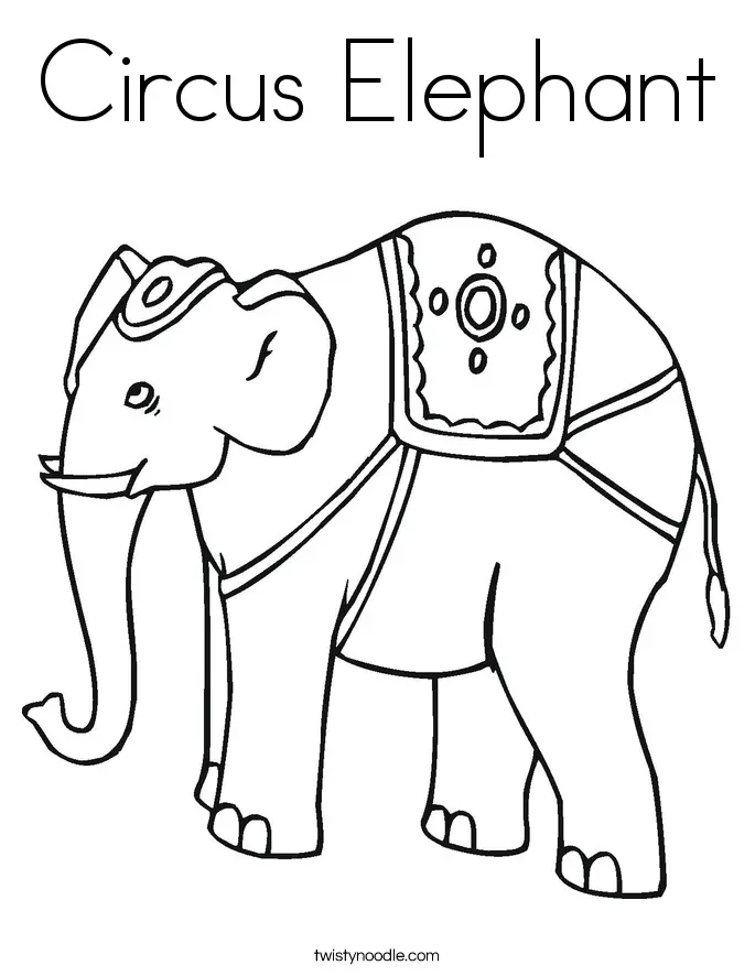 Desenhos de Elephant Para Colorir 60