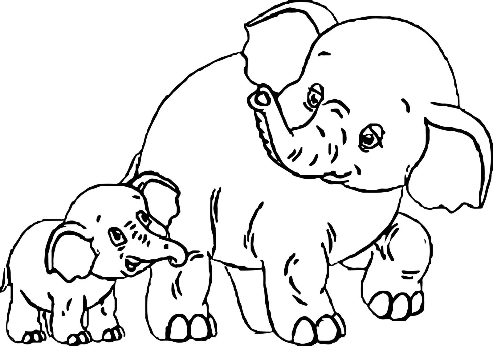 Elephant Coloring Pages 62