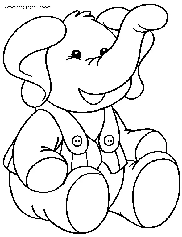 Desenhos de Elephant Para Colorir 73