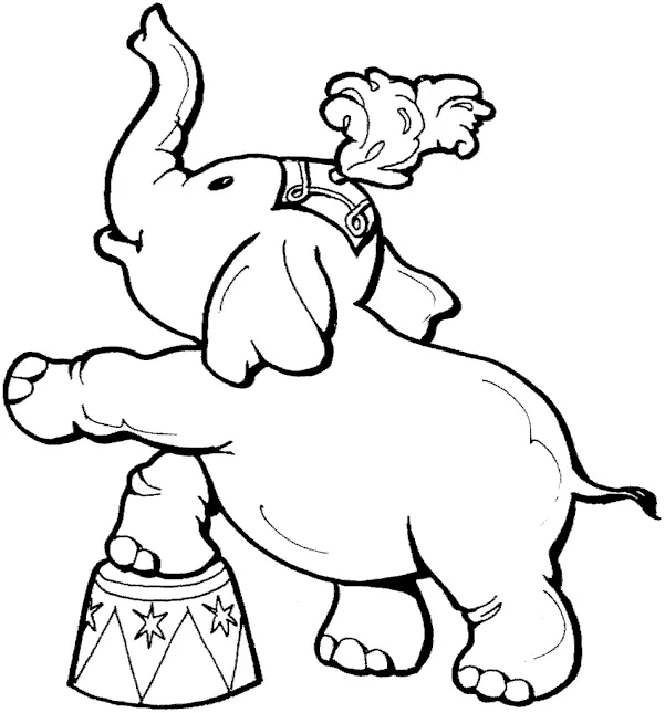 Desenhos de Elephant Para Colorir 74