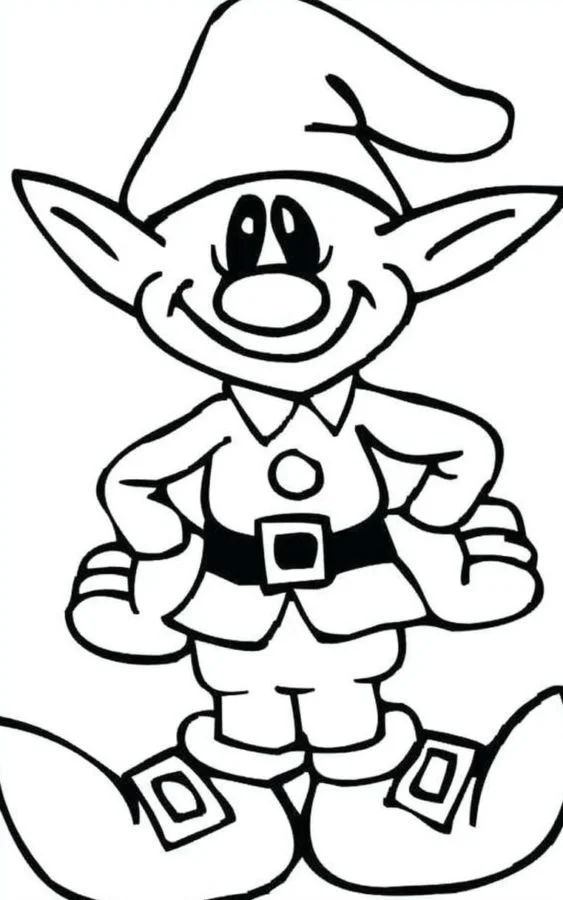 Elf on the Shelf Coloring Pages 77