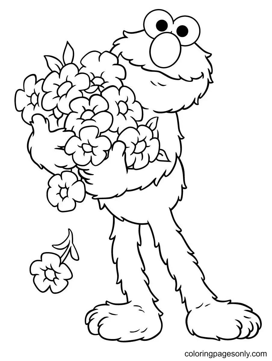 Elmo Coloring Pages