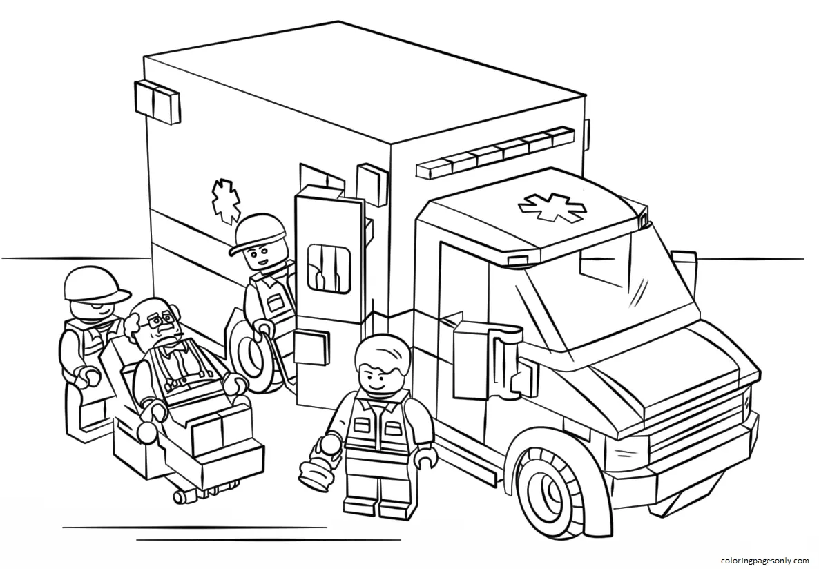 Emergency Coloring Pages 16