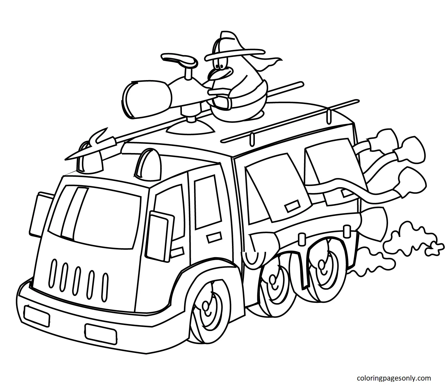 Emergency Coloring Pages 22