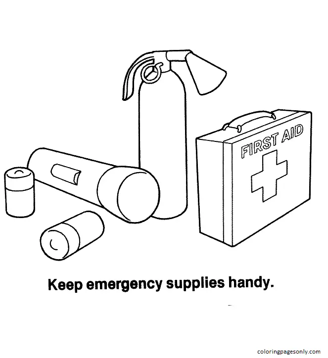 Emergency Coloring Pages 23