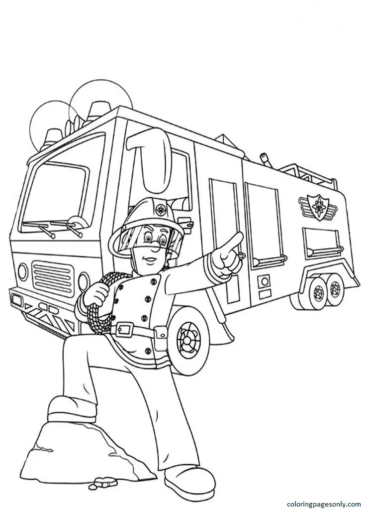 Emergency Coloring Pages 4