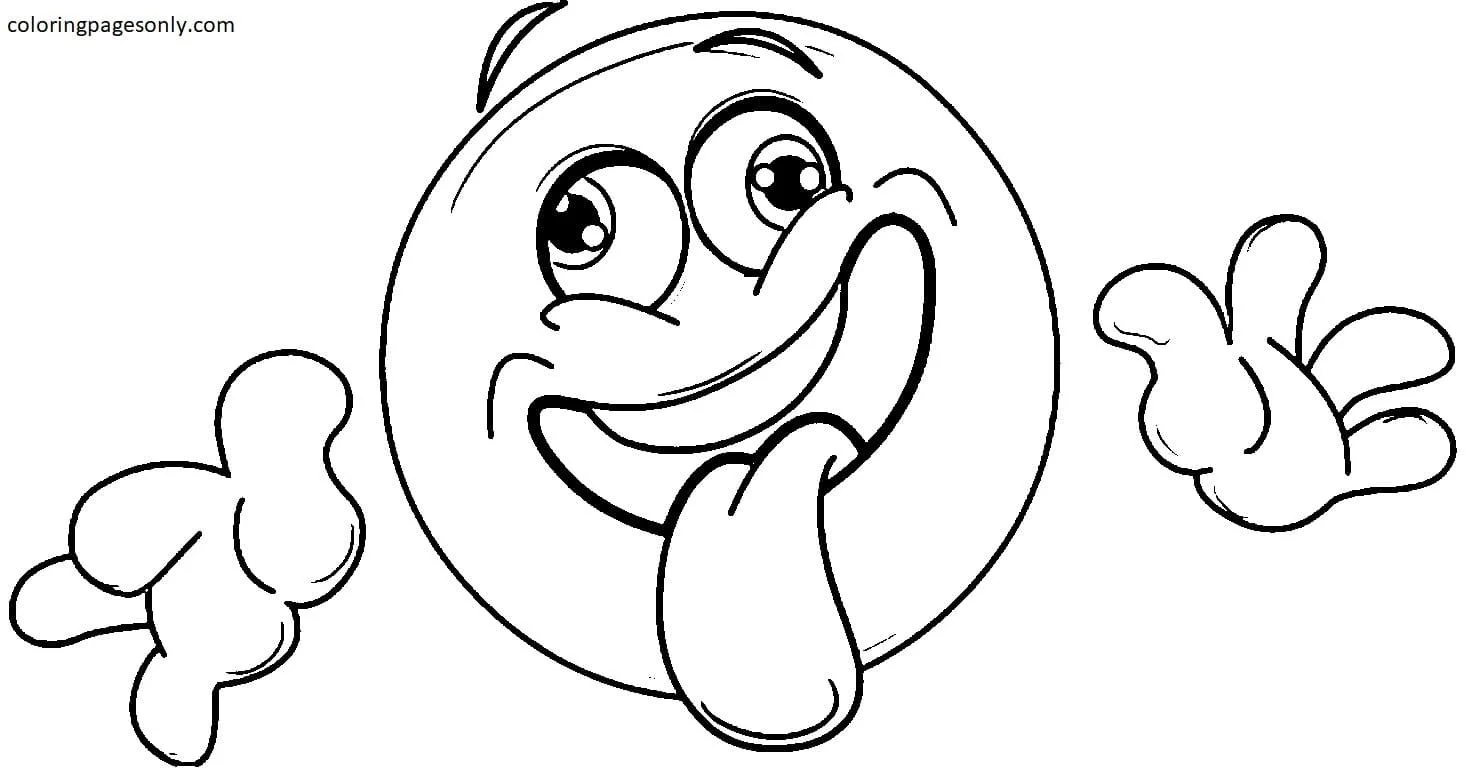 Emoji Coloring Pages 46