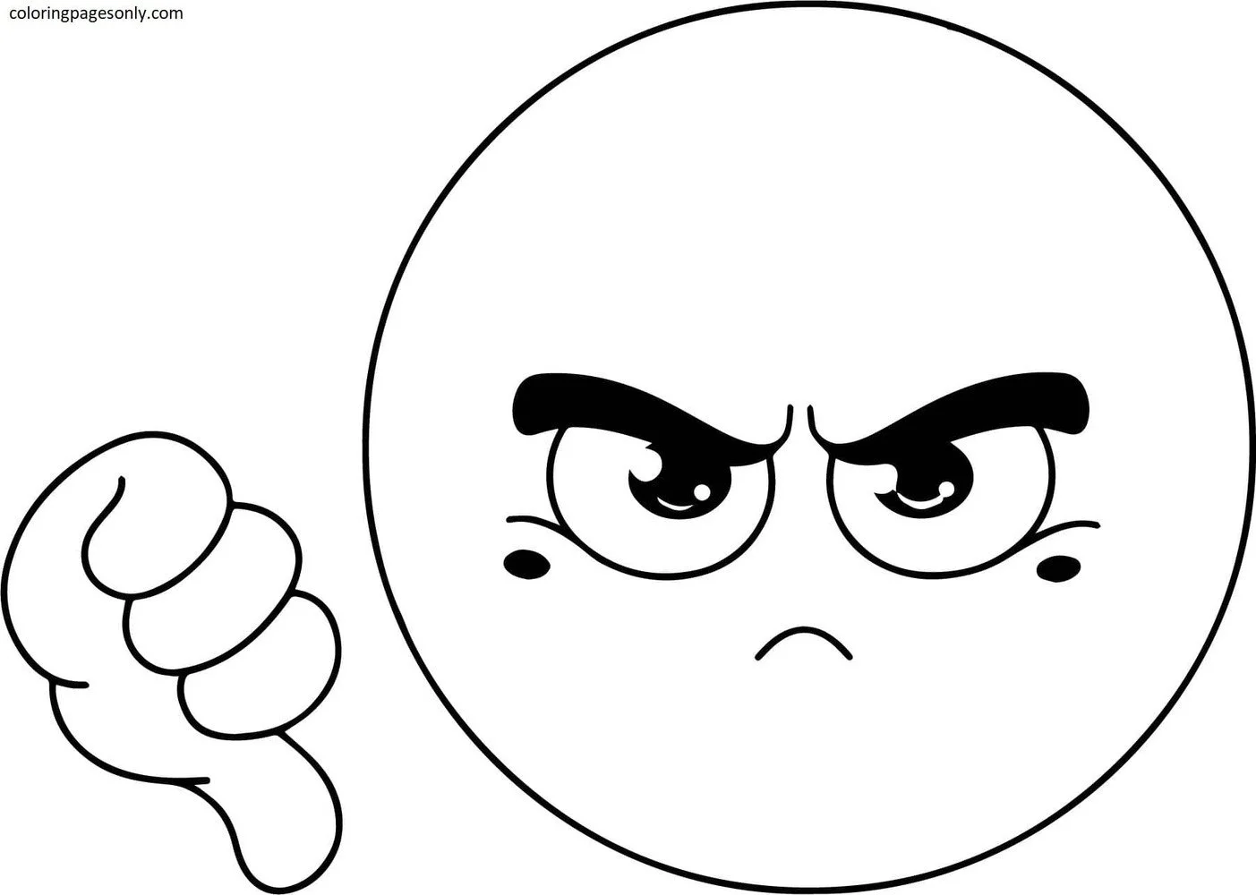 Desenhos de Emoji Para Colorir 49