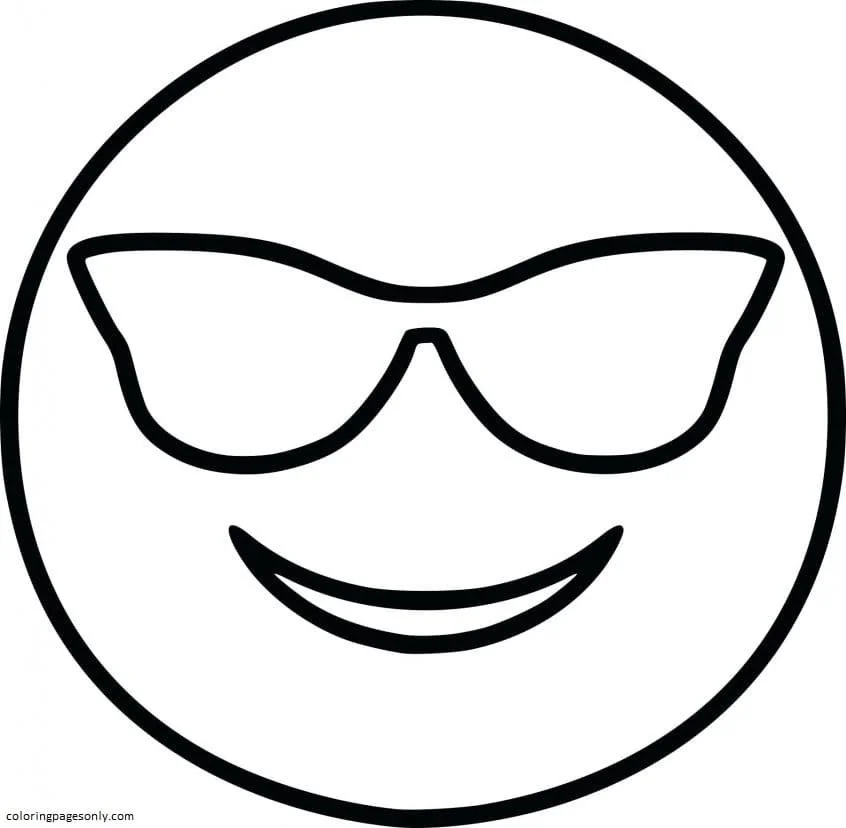 Desenhos de Emoji Para Colorir 52