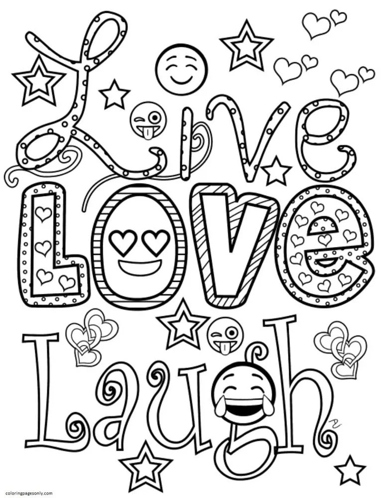 Desenhos de Emoji Para Colorir 60