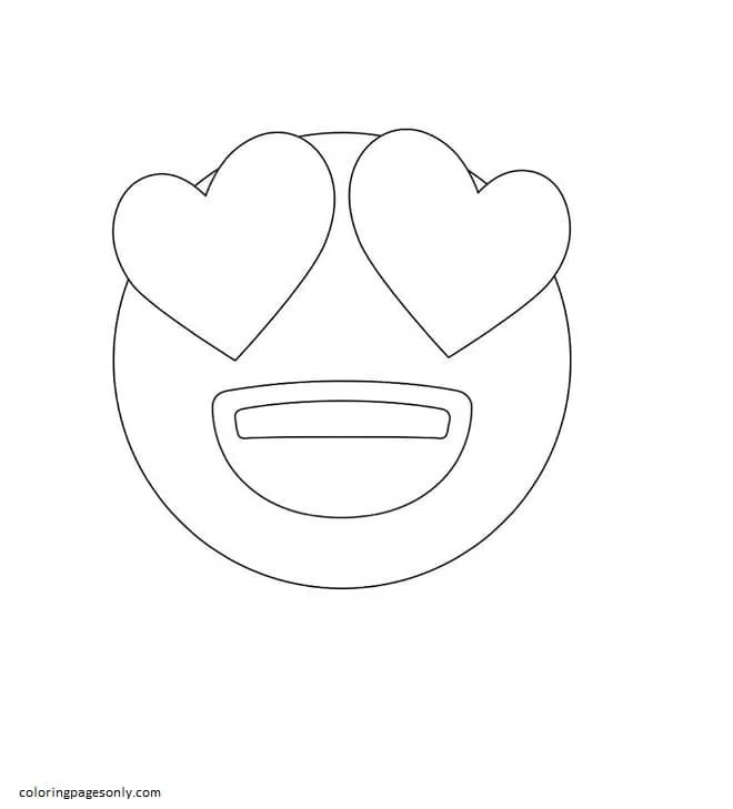 Emoji Coloring Pages 66