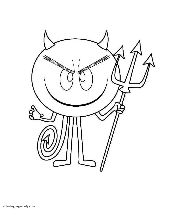 Desenhos de Emoji Para Colorir 71