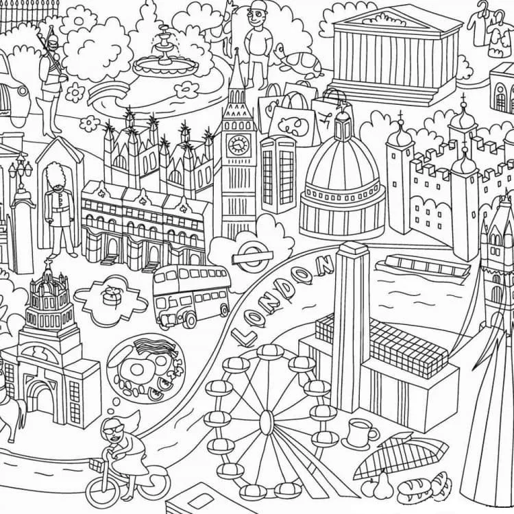 England Coloring Pages 53