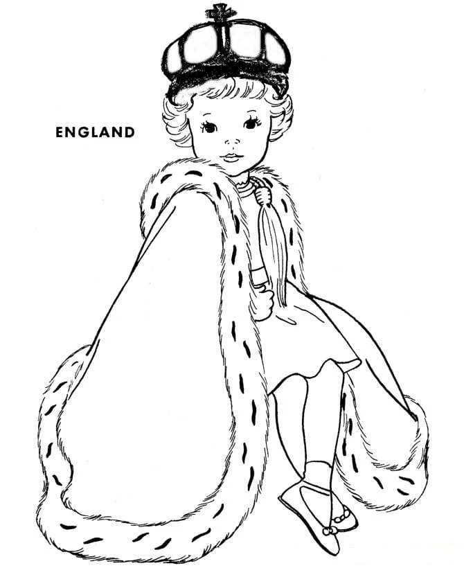 Inglaterra Para Colorear 54