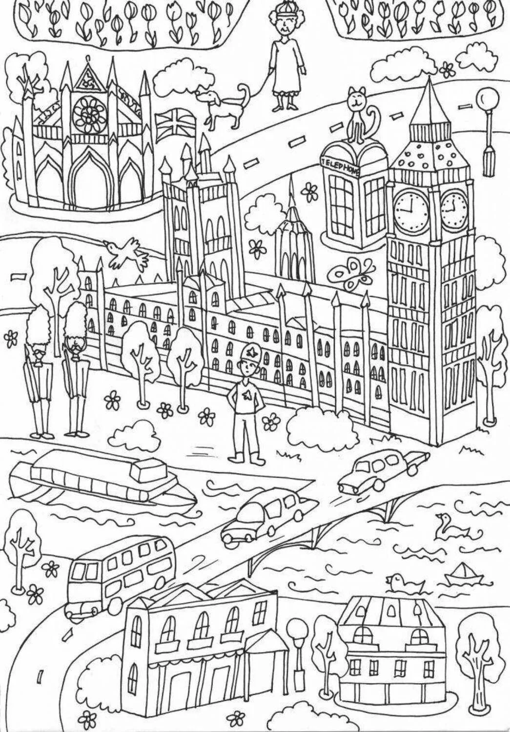 England Coloring Pages 66