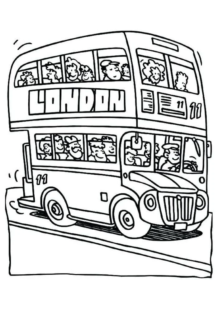 Desenhos de Inglaterra Para Colorir 70