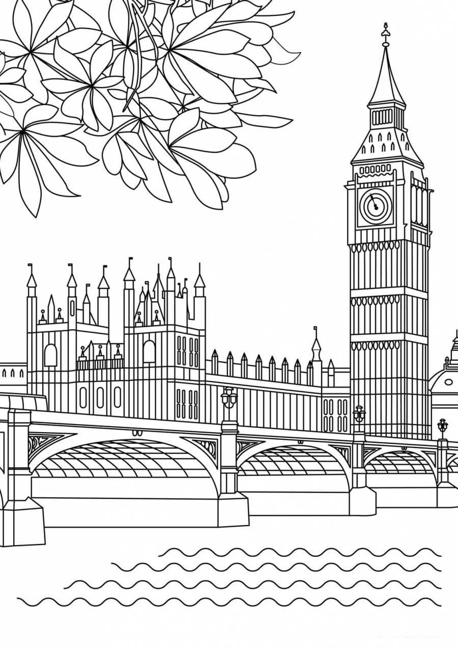 Inglaterra Para Colorear 79