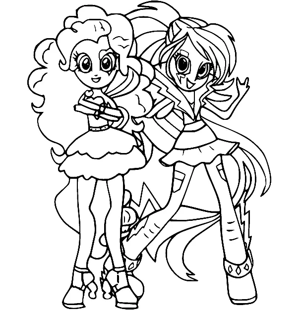 Equestria Girls Coloring Pages 50