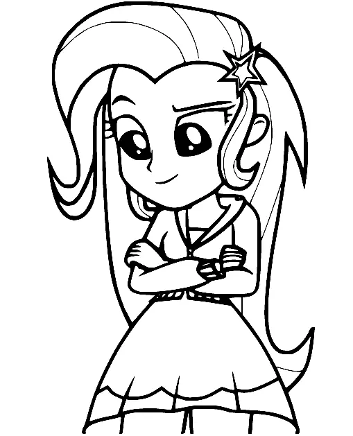 Equestria Girls Coloring Pages 59