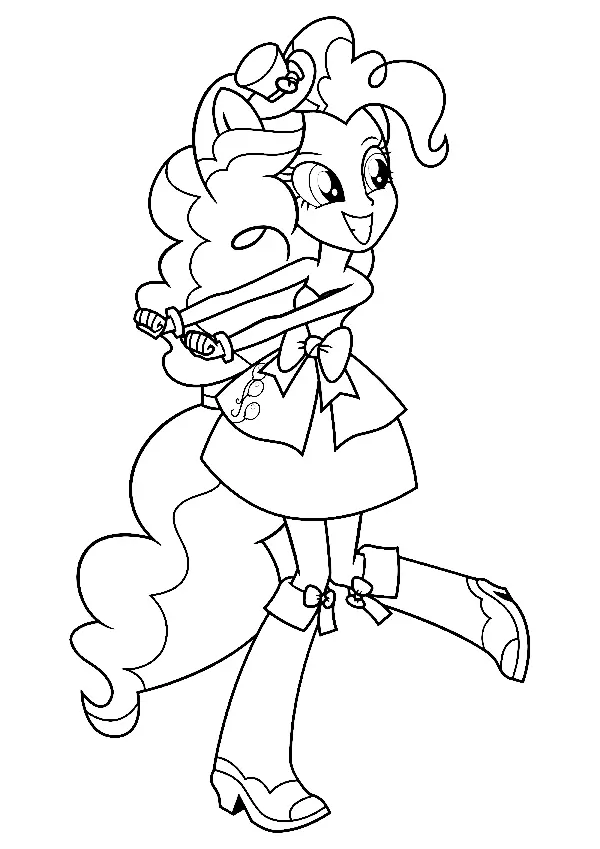 Equestria Girls Coloring Pages 61