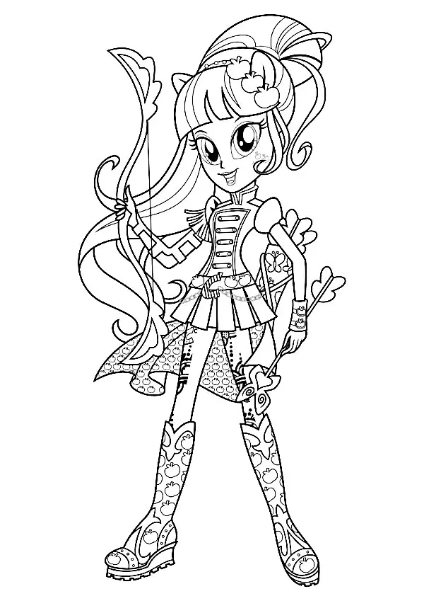 Equestria Girls Coloring Pages 63