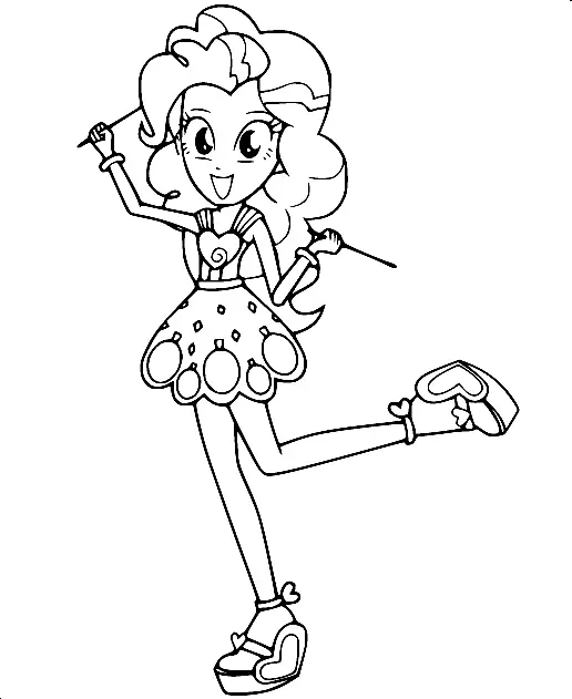 Equestria Girls Para Colorear 67