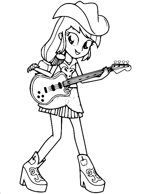 Desenhos de Equestria Girls Para Colorir 72