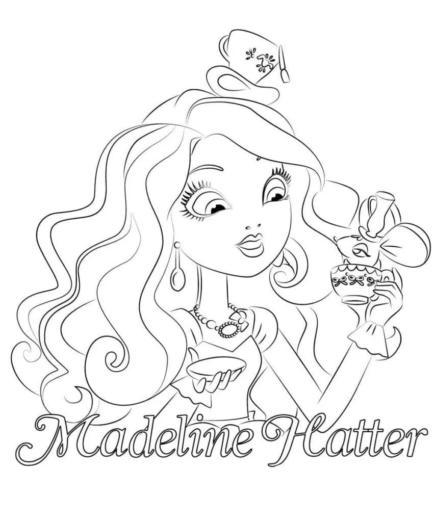 Ever After High Coloring Pages 1