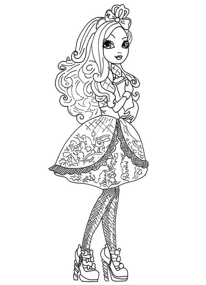 Ever After High Coloring Pages 11