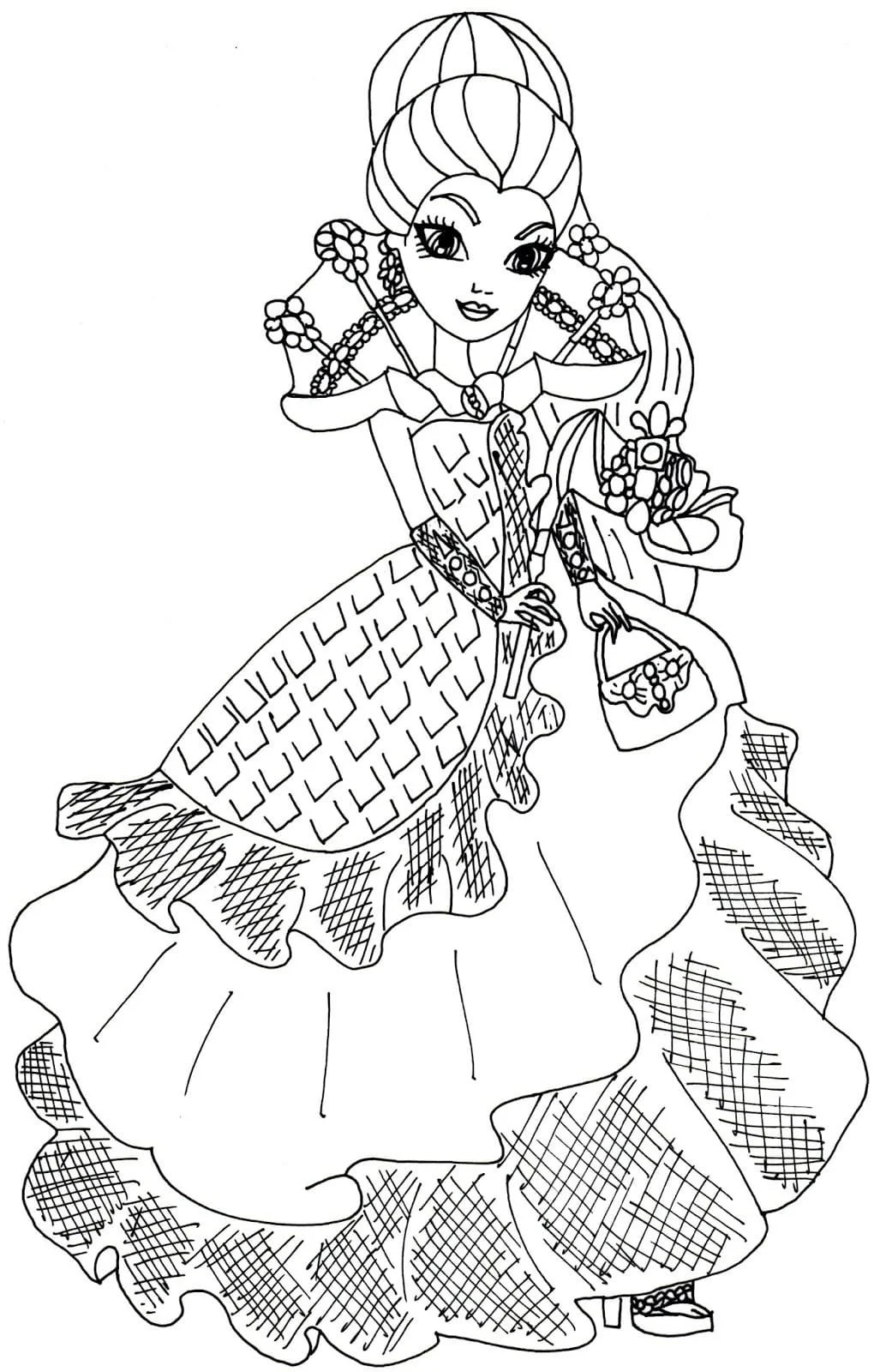 Ever After High Coloring Pages 12