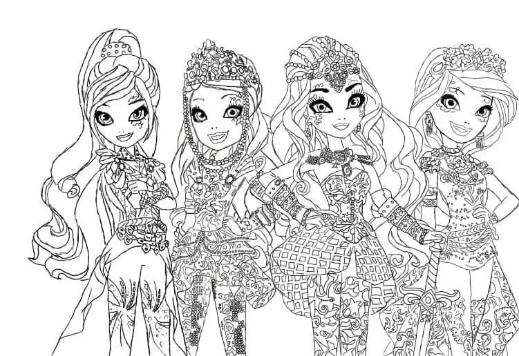 Ever After High Coloring Pages 17