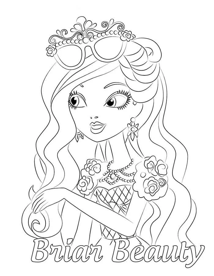 Ever After High Coloring Pages 19