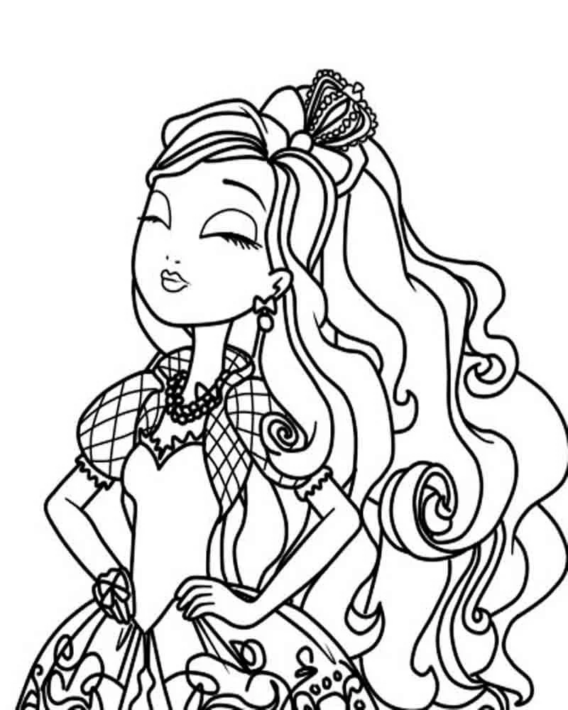 Ever After High Coloring Pages 22